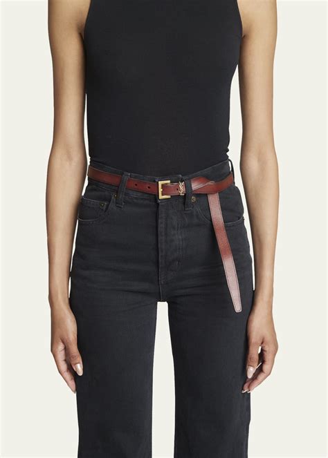 ysl cassandre belt